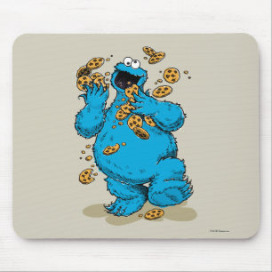 Tapis De Souris Cookie Monster Crazy Cookies
