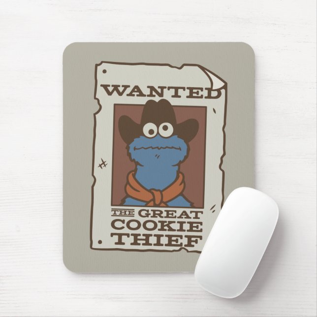 Tapis De Souris Cookie Monster | Poster Recherché (Avec souris)