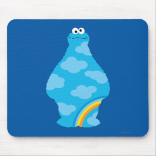 Tapis De Souris Cookie Monster Rainbows