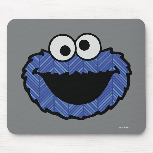 Tapis De Souris Cookie Monster | Rétro des années 80 (Devant)