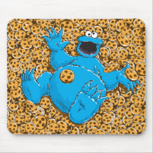 Tapis De Souris Cookie Monster vintage et cookies