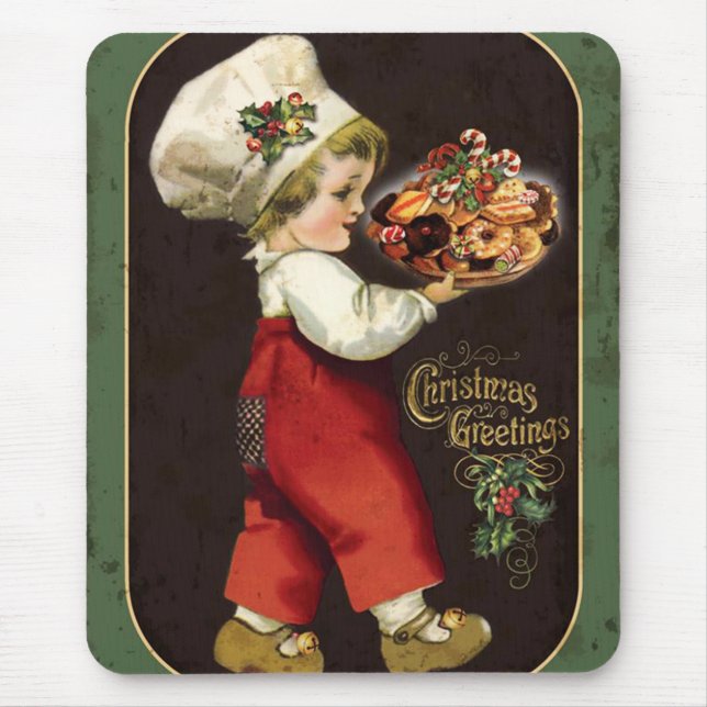 Tapis De Souris Cookies de Noël (Devant)