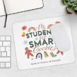 Tapis De Souris Cookies intelligents Noël<br><div class="desc">Ajoutez le nom de votre école à ce joli design de Noël "Mes élèves sont des cookies intelligents" pour les enseignants</div>