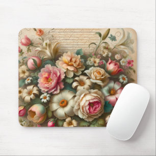 Tapis De Souris Cool 3 D jardin fleuri art numérique
