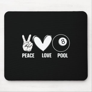 Tapis De Souris Cool 8 Ball Pool Amoureux Design Pour Hommes Femme