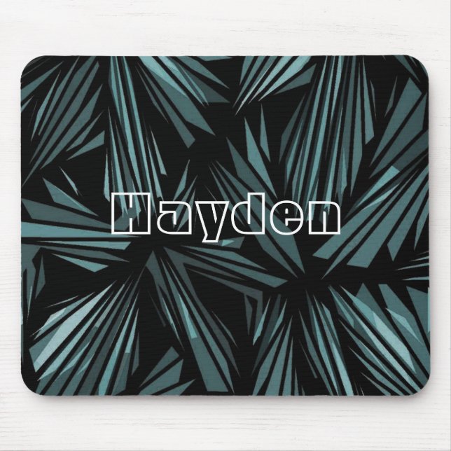 Tapis De Souris Cool Abstract Shattered Glass Personalized (Devant)