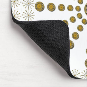Tapis De Souris Cool africain Sunflower Polka Dot Art Design d'imp