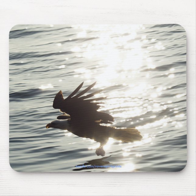 Tapis De Souris Cool Bald Eagle Wildlife Collection (Devant)