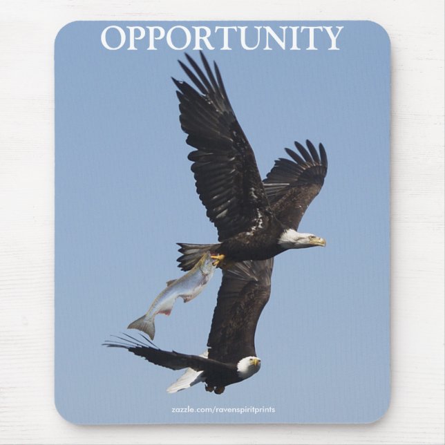 Tapis De Souris Cool Bald Eagle Wildlife Collection (Devant)