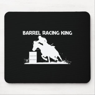 Tapis De Souris Cool Barrel Racing Art Pour Hommes Papa Horseback