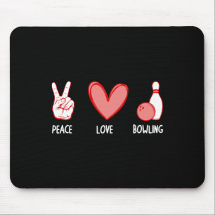 Tapis De Souris Cool Bowling Pour Hommes Femmes Bowler Cible Sport