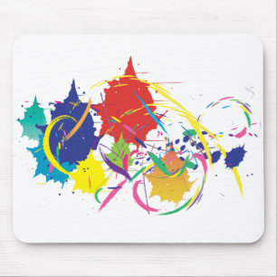 Tapis De Souris Cool d'Art numérique de peinture vectoriel Abstrai