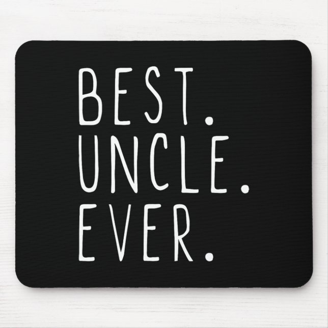 Tapis De Souris Cool de famille oncle jamais (Devant)