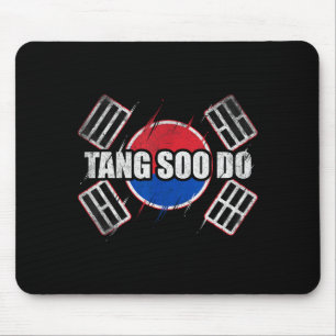 Tapis De Souris Cool Do Arts Martiaux Silhouette Tang Soo