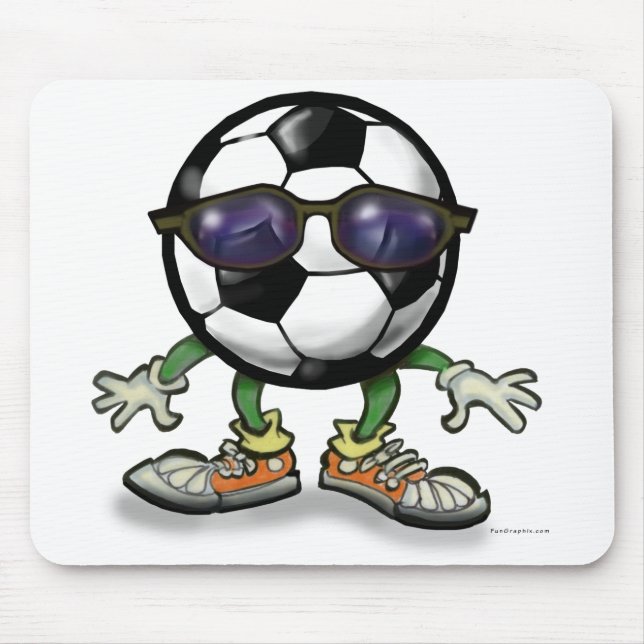 Tapis De Souris Cool du football (Devant)