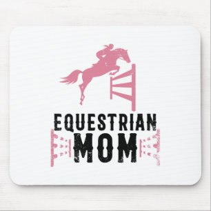 Tapis De Souris Cool Equestrian Maman Cadeau Pour Cheval Show Jump