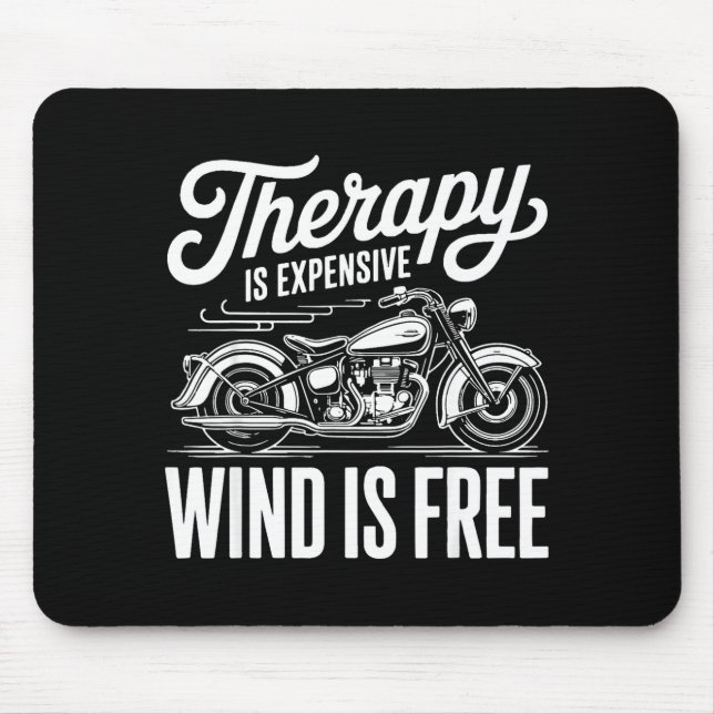 Tapis De Souris Cool Motorcycle Men Biker Rider Motor Cycle Lovers (Devant)