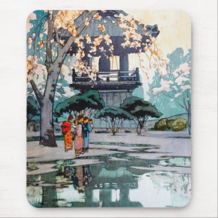 Tapis De Souris Cool oriental Hiroshi Yoshida Japanese Shrine art