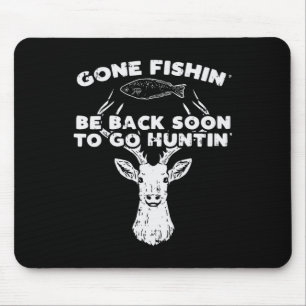 Tapis De Souris Cool Pêche Retour Bientôt Chasse Deer Elk Hunter B