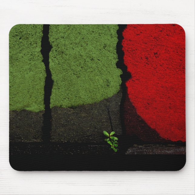 Tapis De Souris Cool photo Red & Green Art unique (Devant)