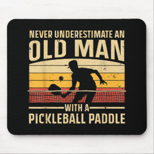 Tapis De Souris Cool Pickleball Art Pour Hommes Femmes Paddle Pick