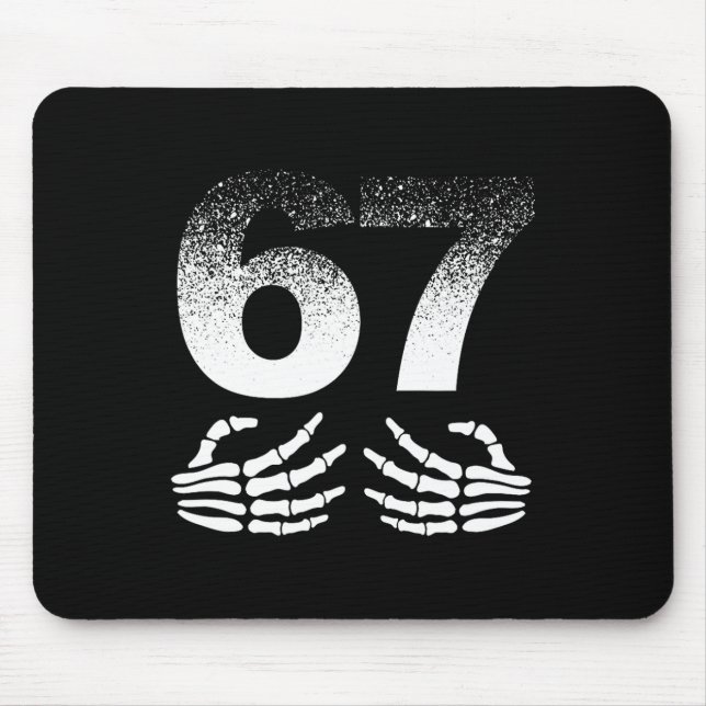 Tapis De Souris Cool Six Seven Génération Alpha Argot Mème Populai (Devant)