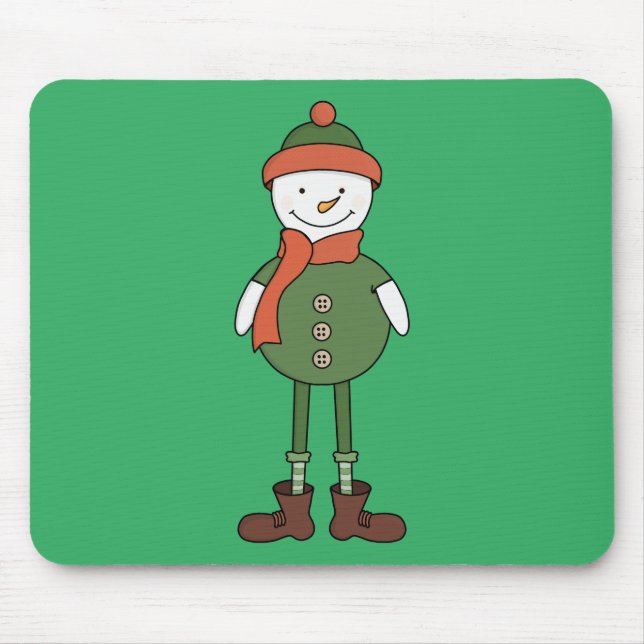 Tapis De Souris Cool Snowman (Devant)