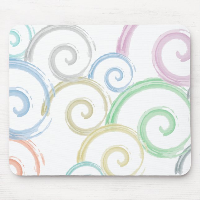 Tapis De Souris Cool, tendance, moderne onduleur brosses (Devant)