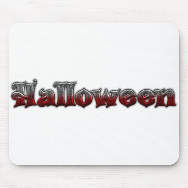 Tapis De Souris Cool Text - Halloween (Devant)