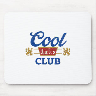 Tapis De Souris Cool Uncles Club Meilleur Oncle Jamais Drôle Poche
