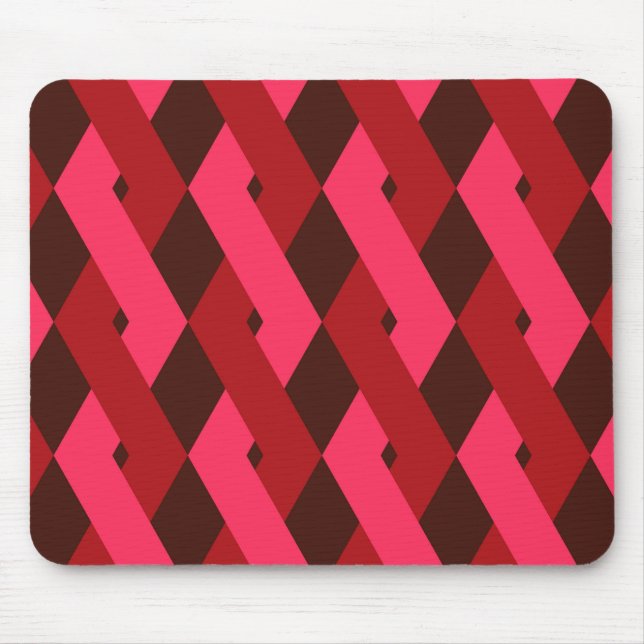 Tapis De Souris Cool, unique, tendance, formes géométriques urbain (Devant)