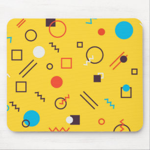Tapis De Souris Cool, unique, tendance, urbain géométrique Memphis