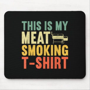 Tapis De Souris Cool Viande Fumer Art Pour Hommes Femmes Barbecue