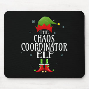 Tapis De Souris Coordinateur du Chaos Elf Xmas Groupe Correspondan