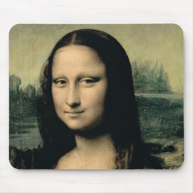 Tapis De Souris Coordonnée de la Mona Lisa, c.1503-6 (Devant)