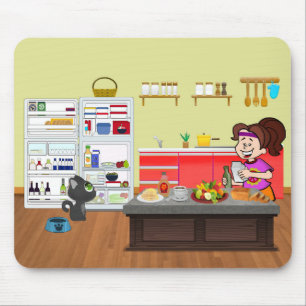 Tapis De Souris Copains de petit déjeuner