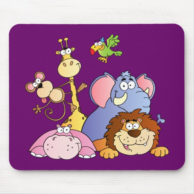 Tapis De Souris Copains Mousepad de jungle (Devant)