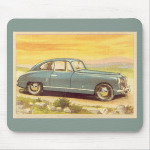 Tapis De Souris Copie bleue vintage de voiture
