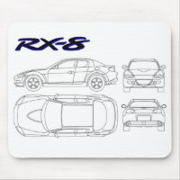 Copie de modèle de Mazda rx8 rx-8