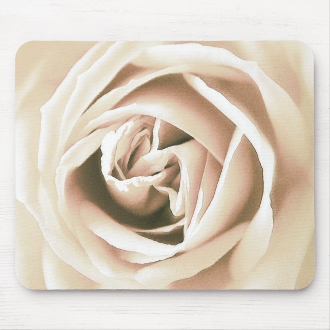 Tapis De Souris Copie de rose blanc (Devant)