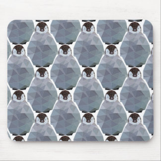 Tapis De Souris Copie géométrique de petit groupe de pingouin