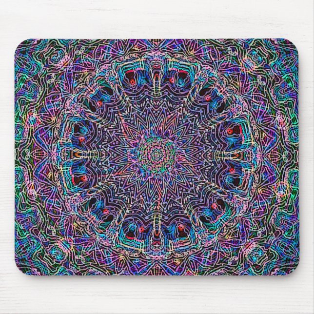 Tapis De Souris Copie hippie de Psychadelic d'art (Devant)