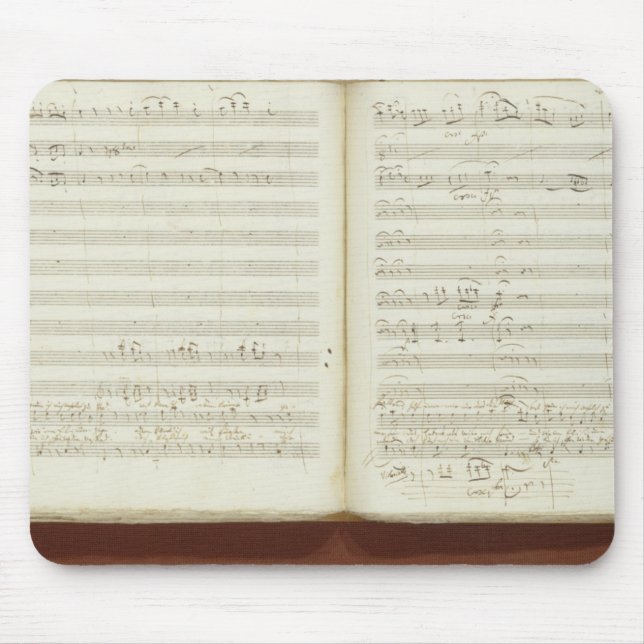 Tapis De Souris Copie manuscrite 'du Flute magique (Devant)