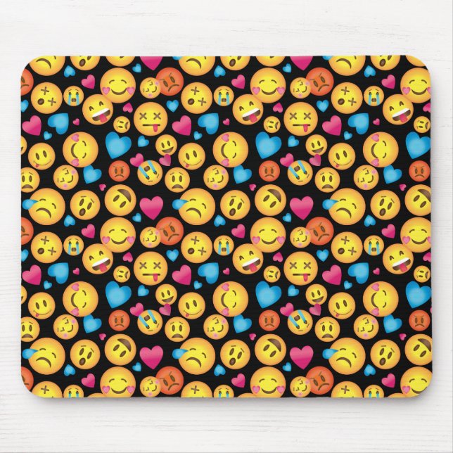 Tapis De Souris Copie Mousepad, copie d'Emoji d'amusement de (Devant)