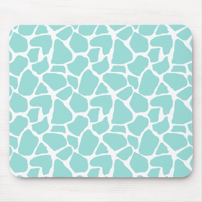 Tapis De Souris Copie turquoise Mousepad de girafe (Devant)