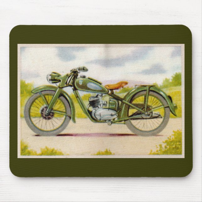 Tapis De Souris Copie vintage de moto (Devant)