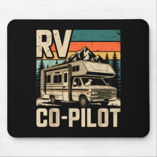 Tapis De Souris Copilote de camping-car camping camping-car couche