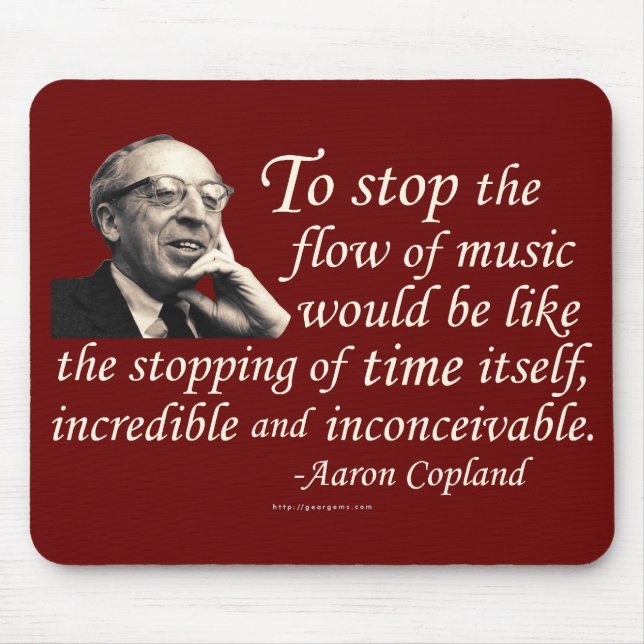 Tapis De Souris Copland sur la musique (Devant)