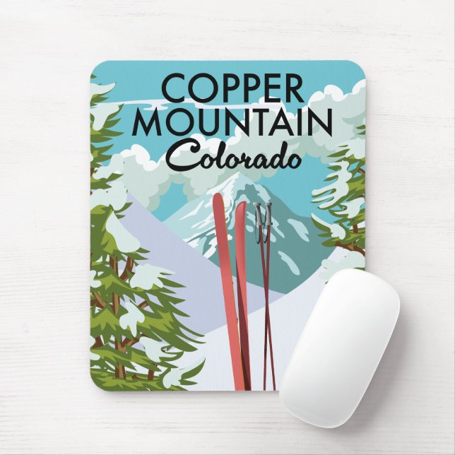 Tapis De Souris Copper Mountain Colorado Ski (Avec souris)