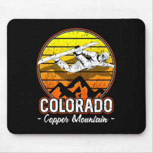 Tapis De Souris Copper Mountain Colorado Snowboard